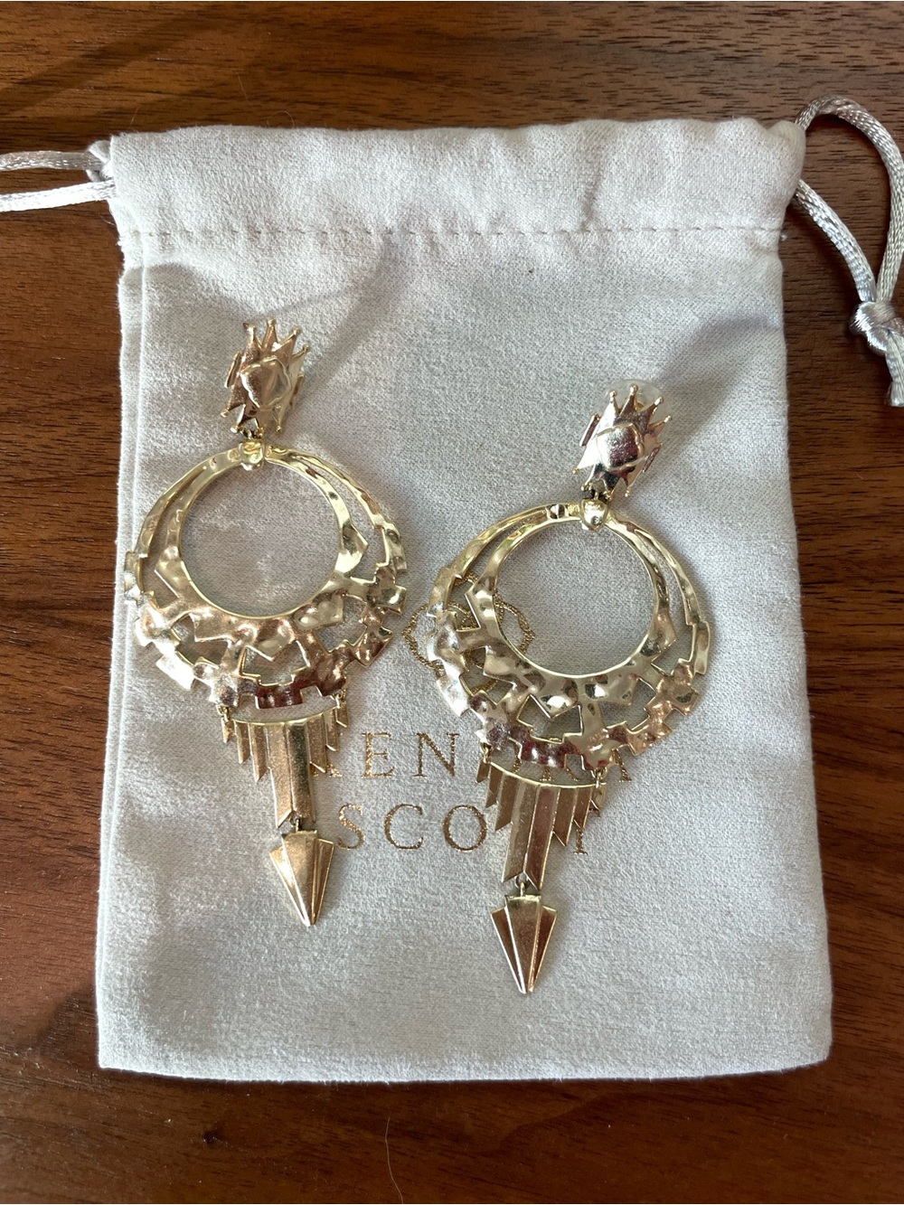 Kendra Scott Shiva Gold Earrings